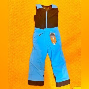 SPYDER mini expedition ski pant, snow pants size kids Small.  NWT
